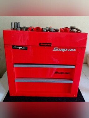 Snap-On Roll Cab Cart Work Bench Tools Kids Plastic Construction Building Set EC